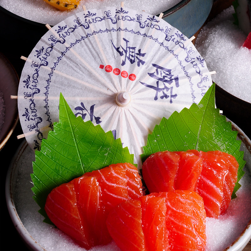 酒店菜品刺身拼盘冷餐创意盘头点缀摆盘装饰寿司套件