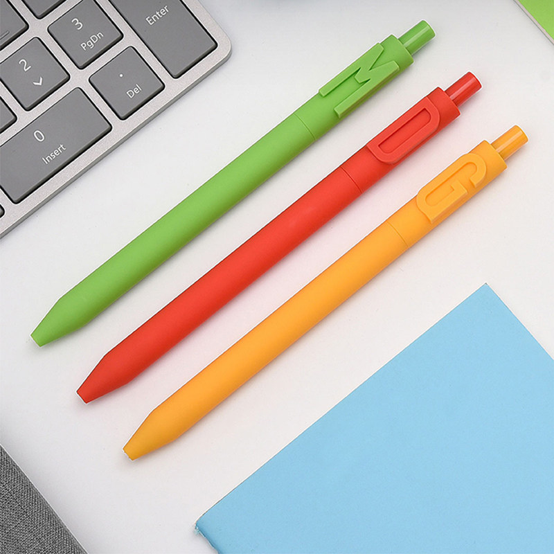 新款kaco大写英文字母个性中性笔创意diy文具中性笔