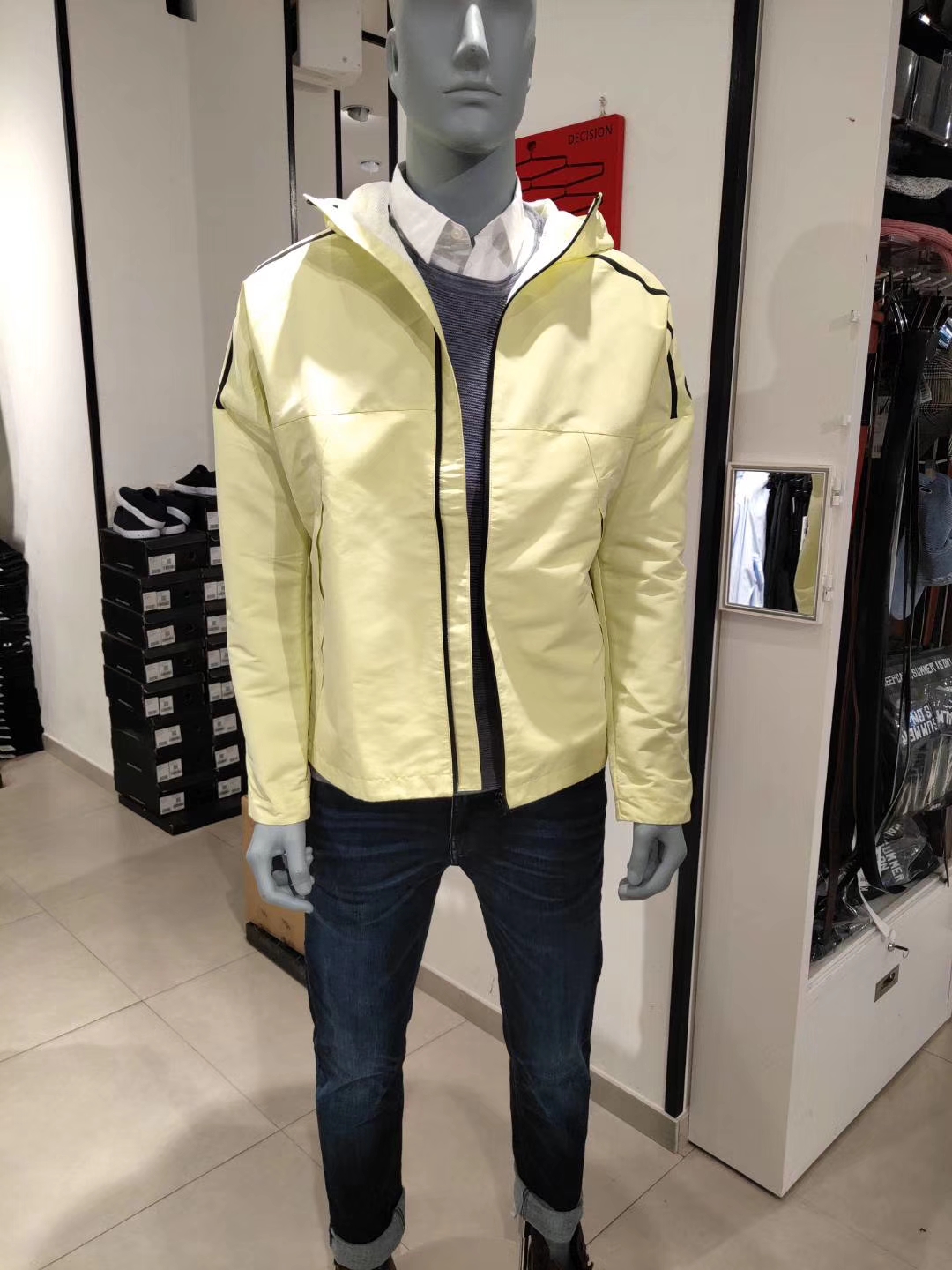 JackJones杰克琼斯专柜正品秋男时尚运动短款夹克外潮套219121527