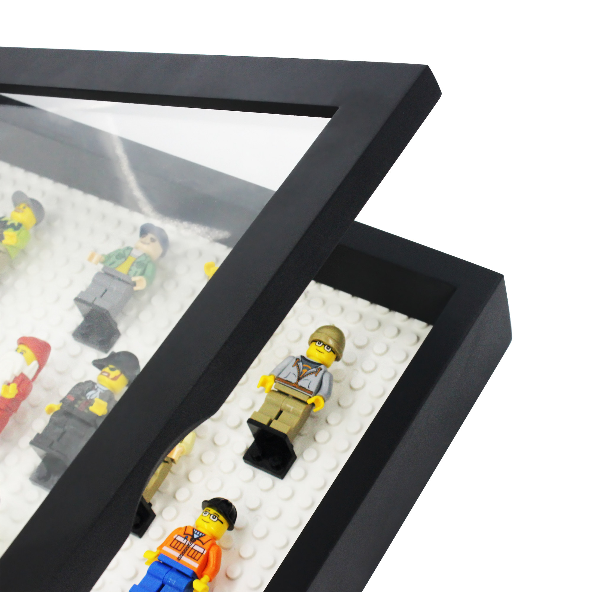 实木创新新开合式立体立体画画框情侣展示小人相框