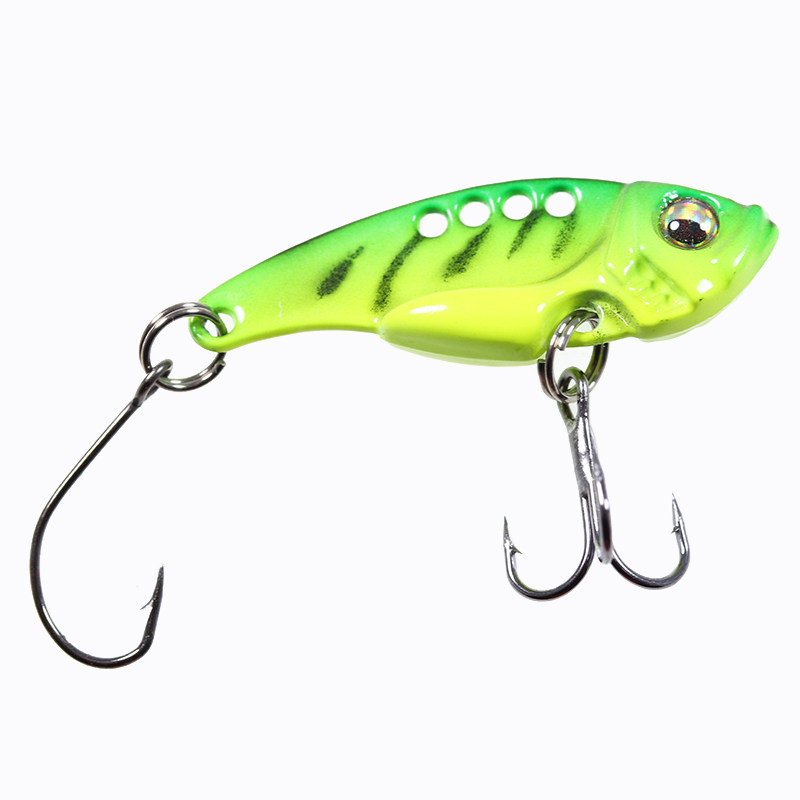 迷你金属vib单钩三本路亚饵微物假3g小型活饵