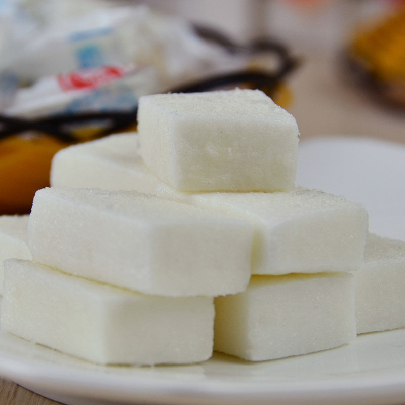 香园椰子软糖海南椰糕特产500g休闲零食手工传统糖果