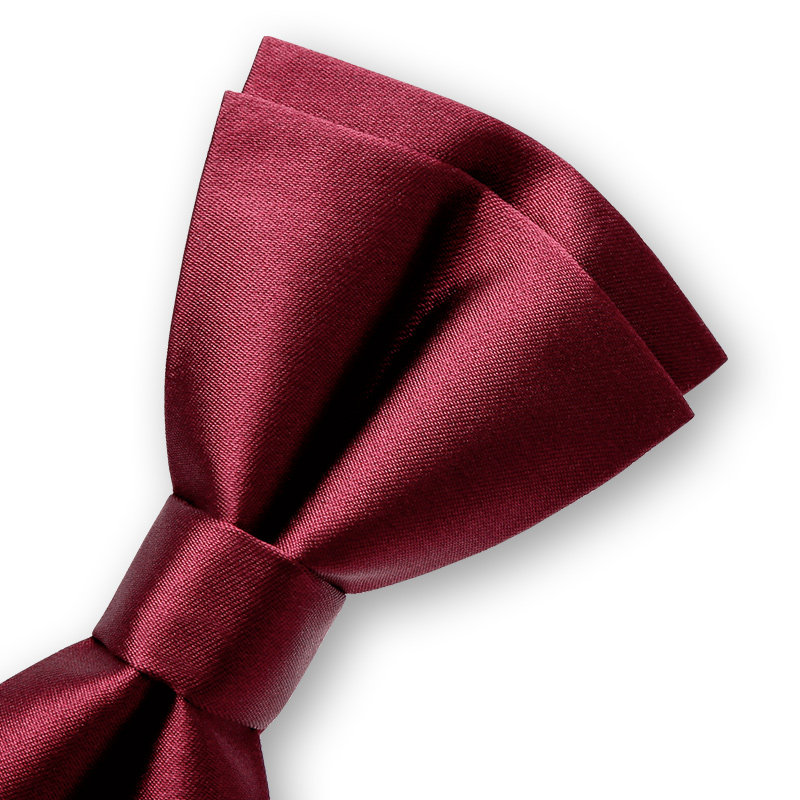 领结男士结婚婚礼纯红红色新郎伴郎西装衬衫领结