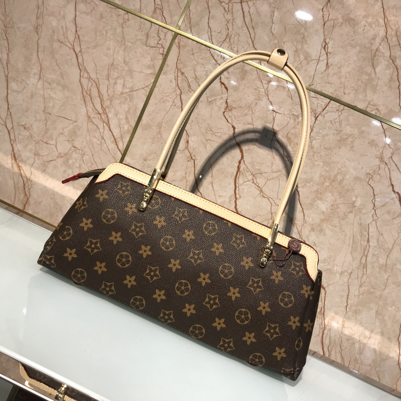 萨米璐新款正品老花高档手提女包斜挎包单肩潮欧美大牌托特包