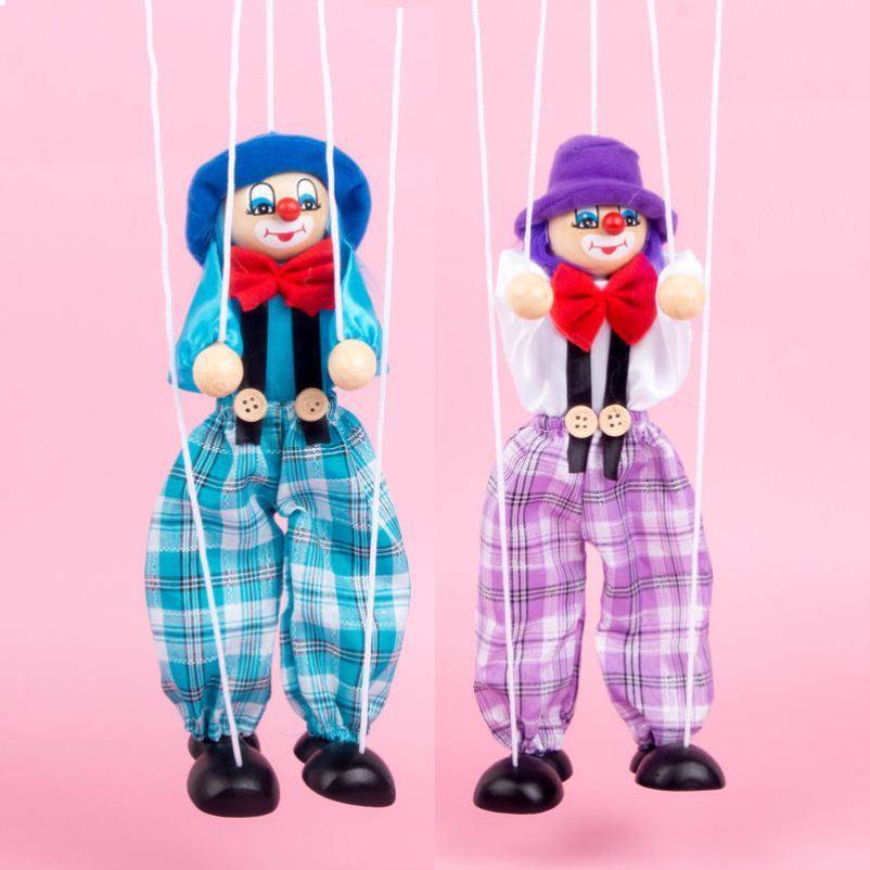 创意提线木偶鸵鸟玩偶儿童拉线互动幼儿园表演游戏木偶