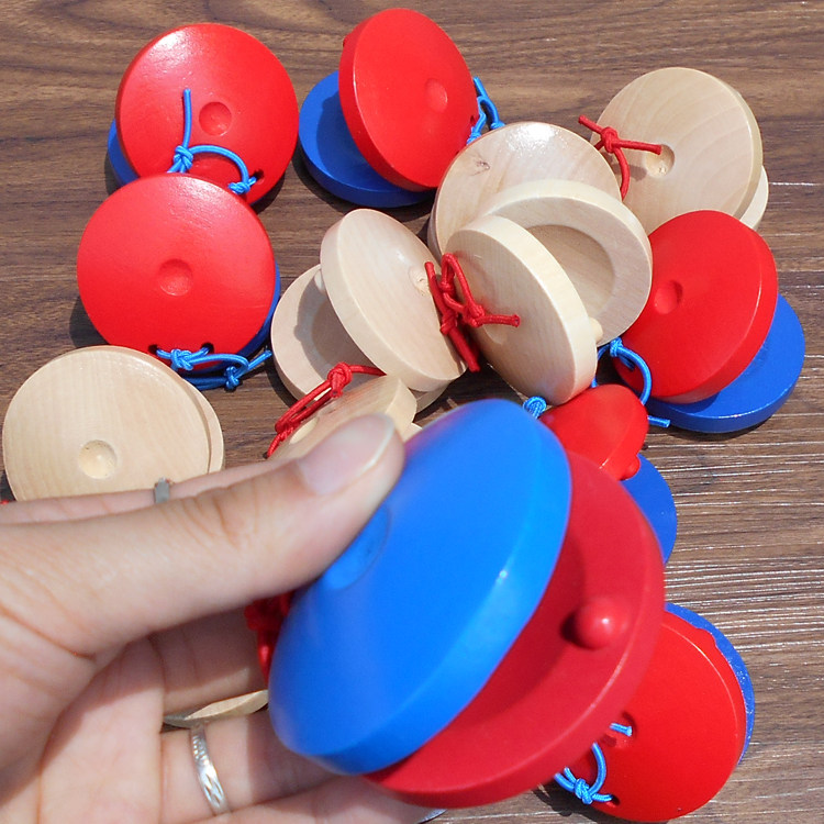 木质响板奥尔夫打击乐器节奏音乐玩具哒哒舞板圆舞板打击乐器