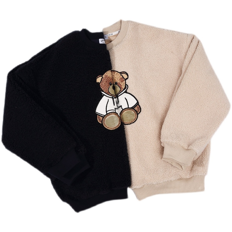 l#dannybear大卫丹尼熊新款泰迪绒卫外套时尚百搭男女女款卫衣