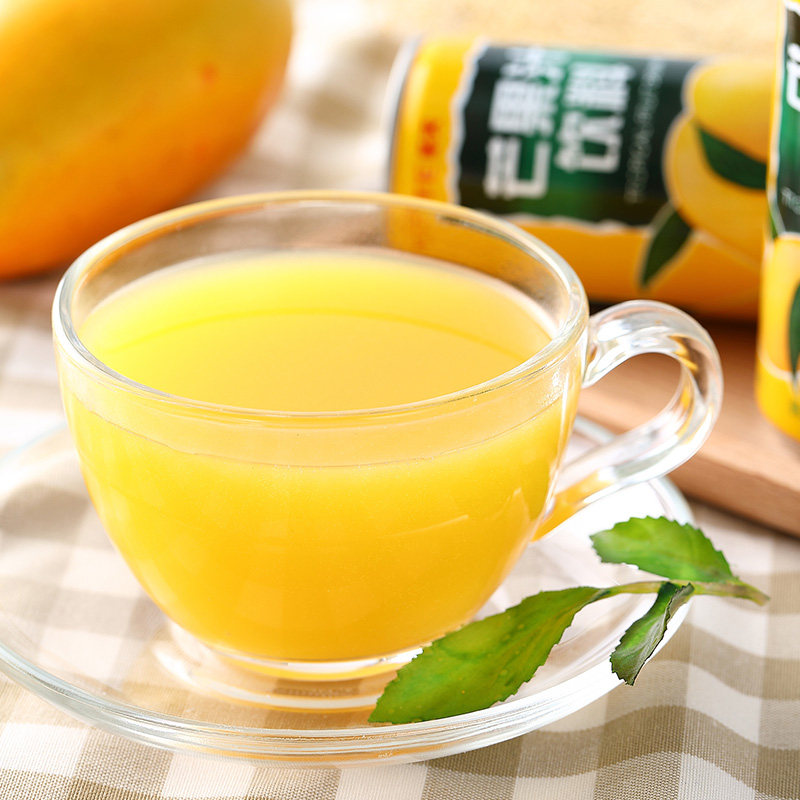 包邮韩国进口饮料lotte乐天芒果汁180ml*12罐 夏季冷饮休闲食品