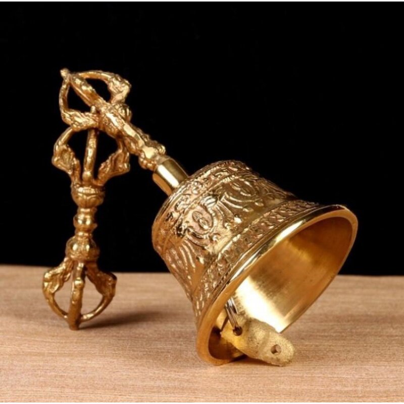 佛具佛事法会法事金刚手摇铃铜铃铃铛铜钟铃类摆件