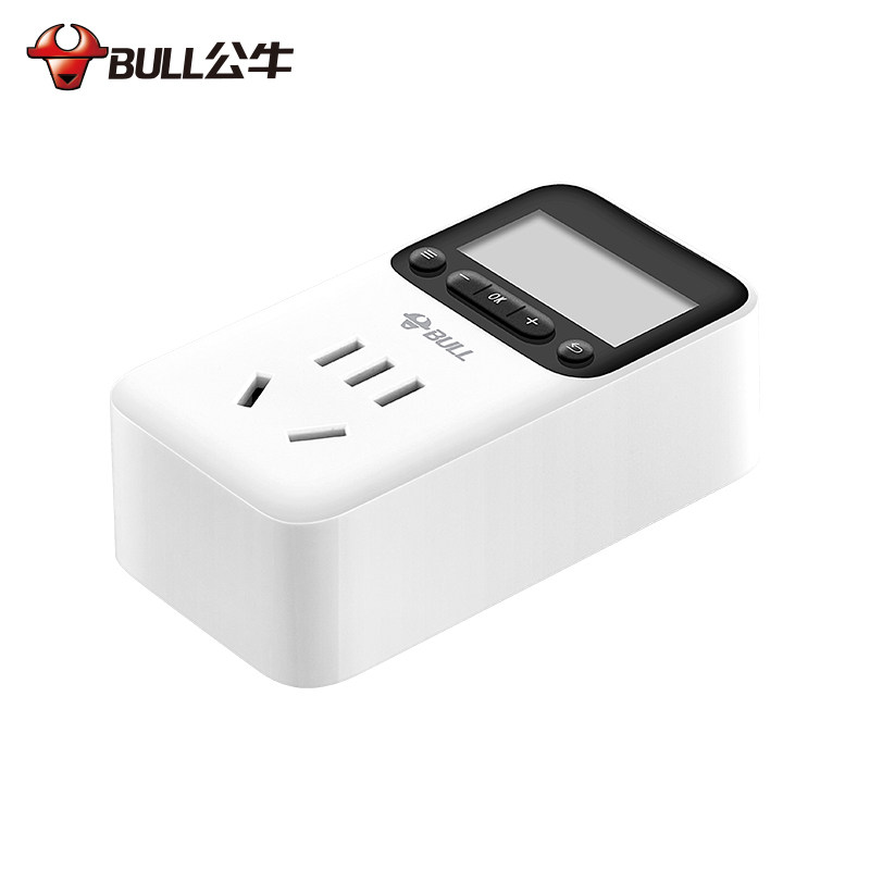 公牛插座电子定时器开关电源电动车充电厨房计时器提醒定时器