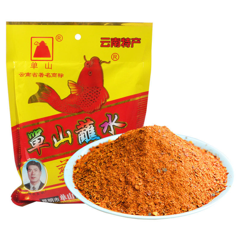 云南特产 单山蘸水400g 烧烤辣椒面调料油辣子火锅干碟沾水辣椒粉