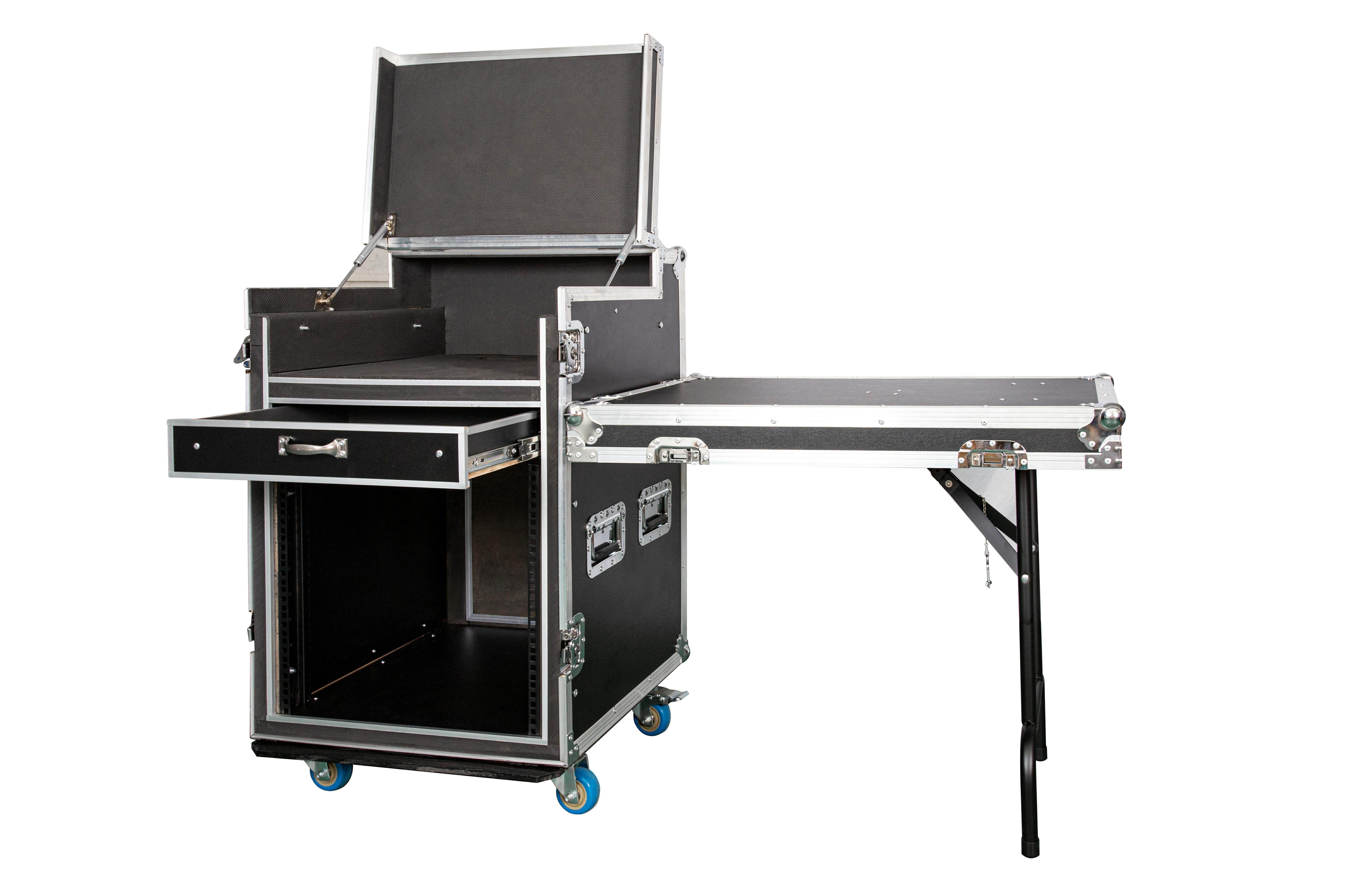 专业16u12u调音功放功放机机箱航空箱机柜定做音响机箱