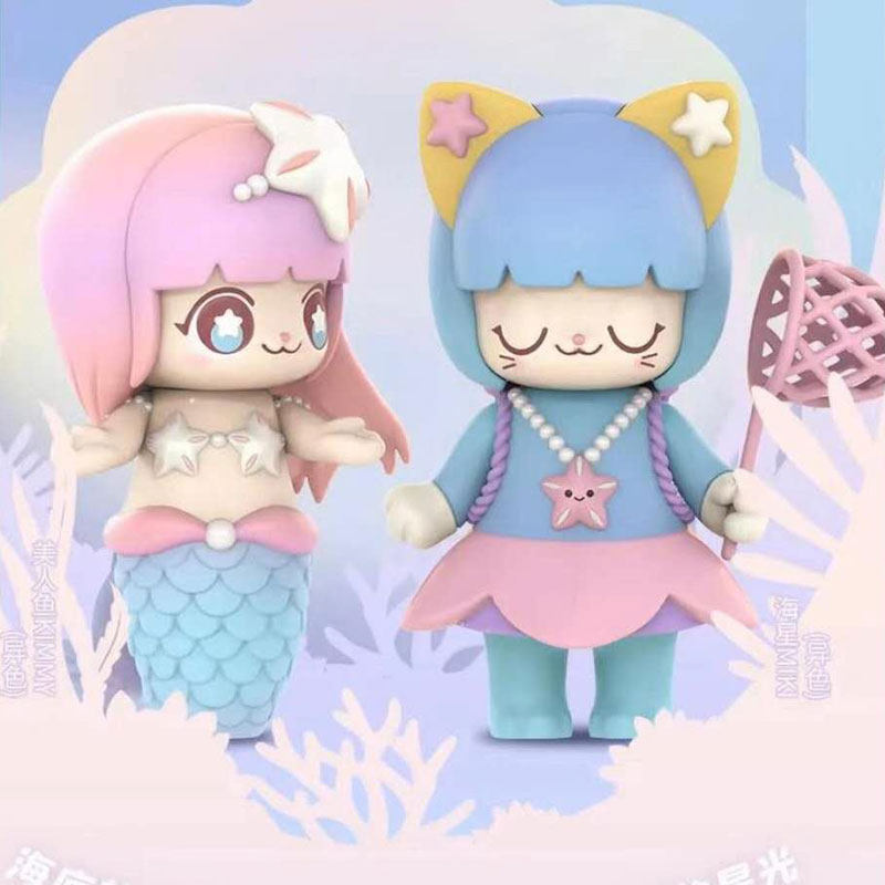 正版现货kimmymiki海洋系列海底探险可爱模型潮玩盲盒