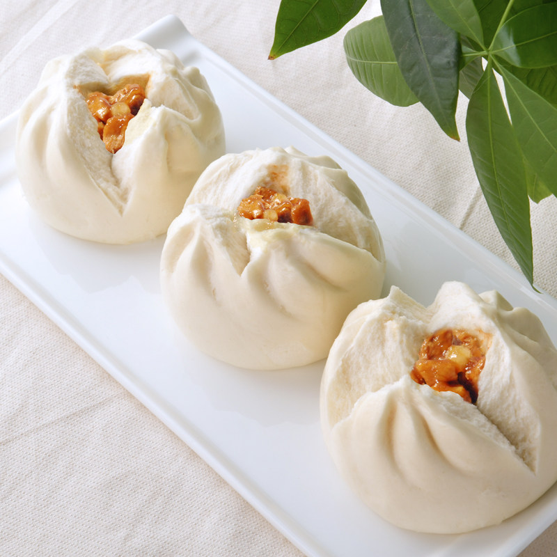 佛宾笑口叉烧烧包300g6早餐肉包包子广式早点包点