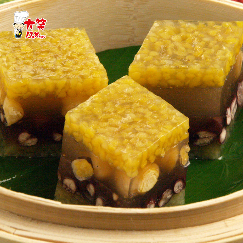 大笑五谷杂粮糕12个500g广东早茶港式点心茶点广式早点蒸类糕点