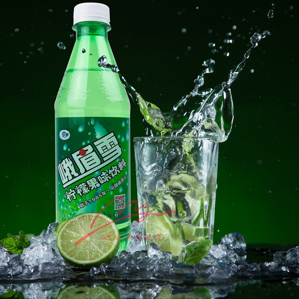 峨眉荔枝果味汽水夏季饮品碳酸饮料四川乐山果味