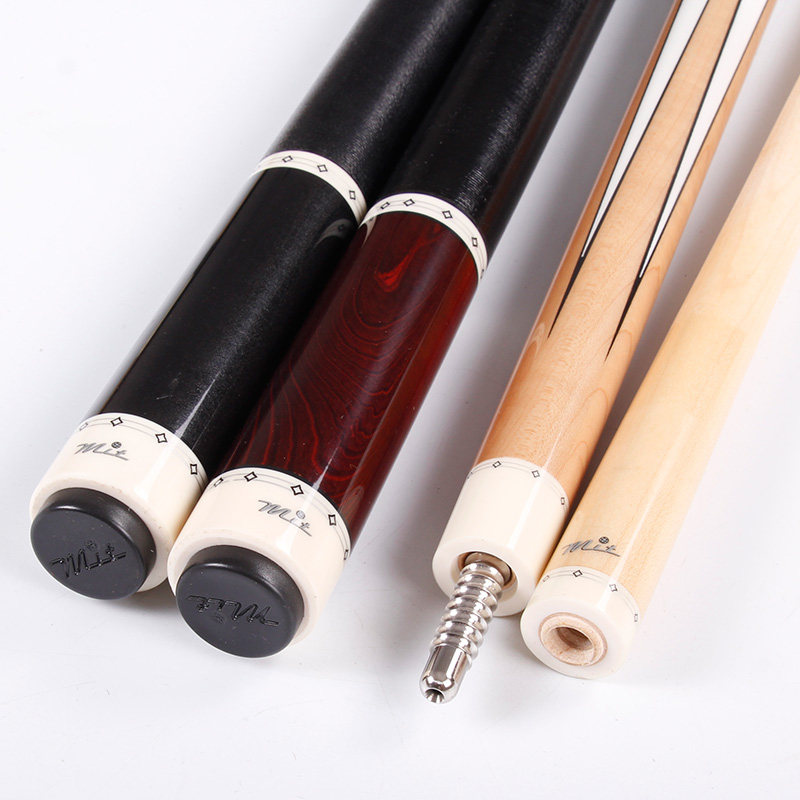 正品魅特mit美式九球杆mc1-002手工杆001黑八台球杆003大头杆枫木