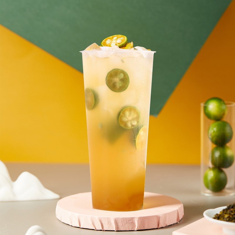 鲜活鲜绿金桔汁奶茶店专用原料浓缩果汁原浆风味饮料浓浆860ml