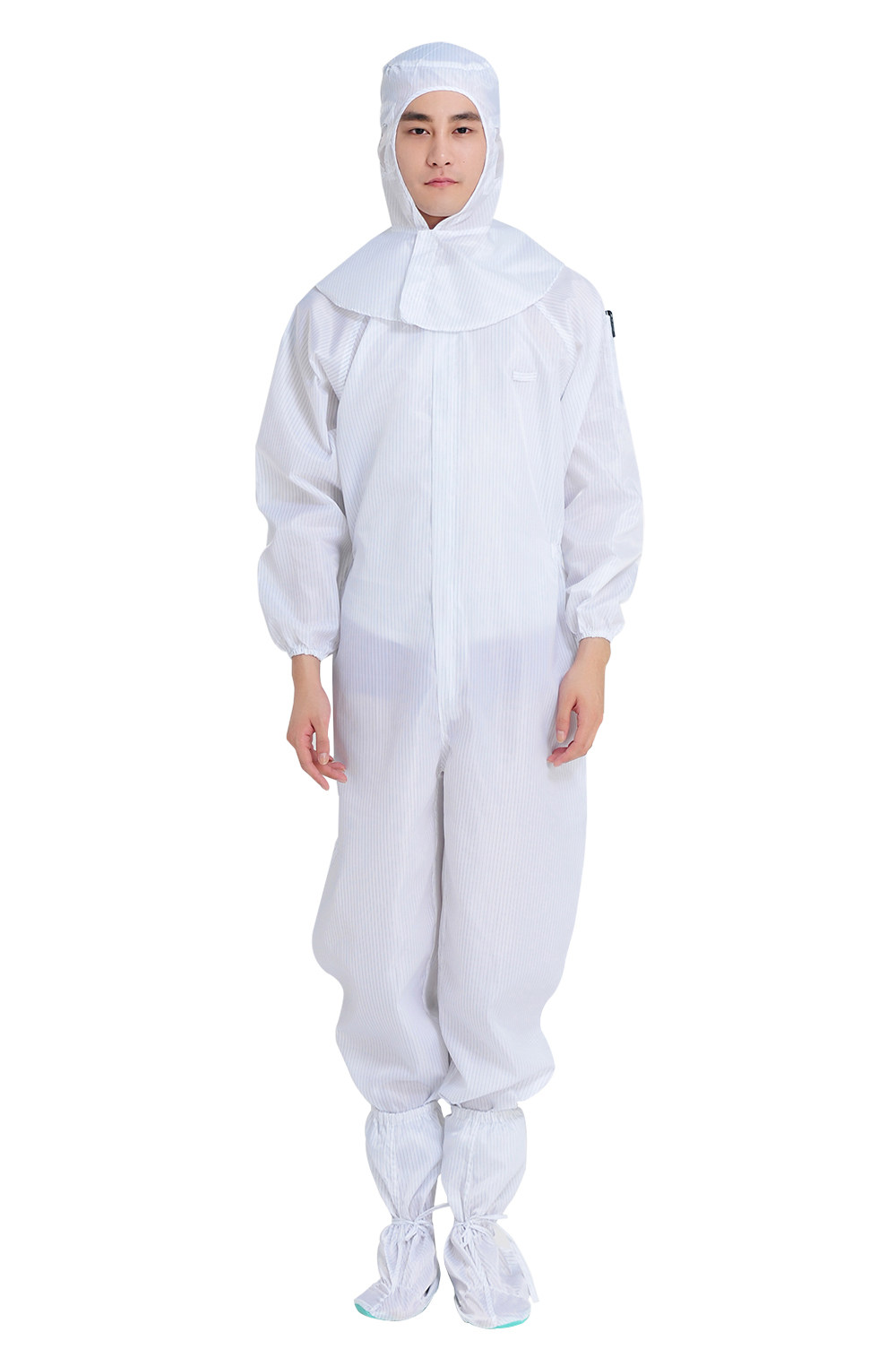 qcfh防静电衣服连体防护喷漆洁净防尘无尘工作服防护服