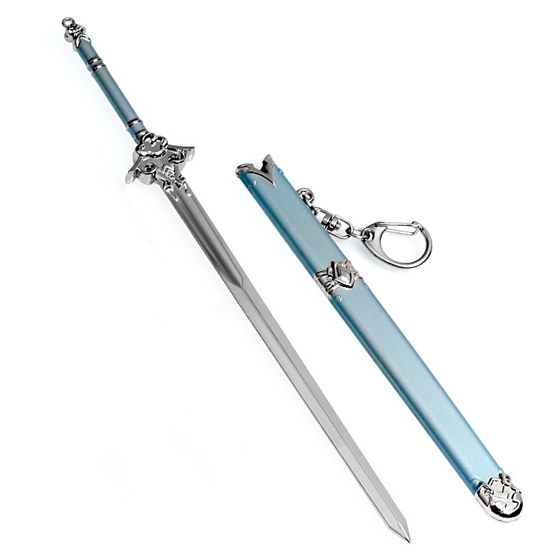 魔道祖师动漫周边魏无羡笛子挂件蓝忘机琴避尘剑合金武器模型摆件