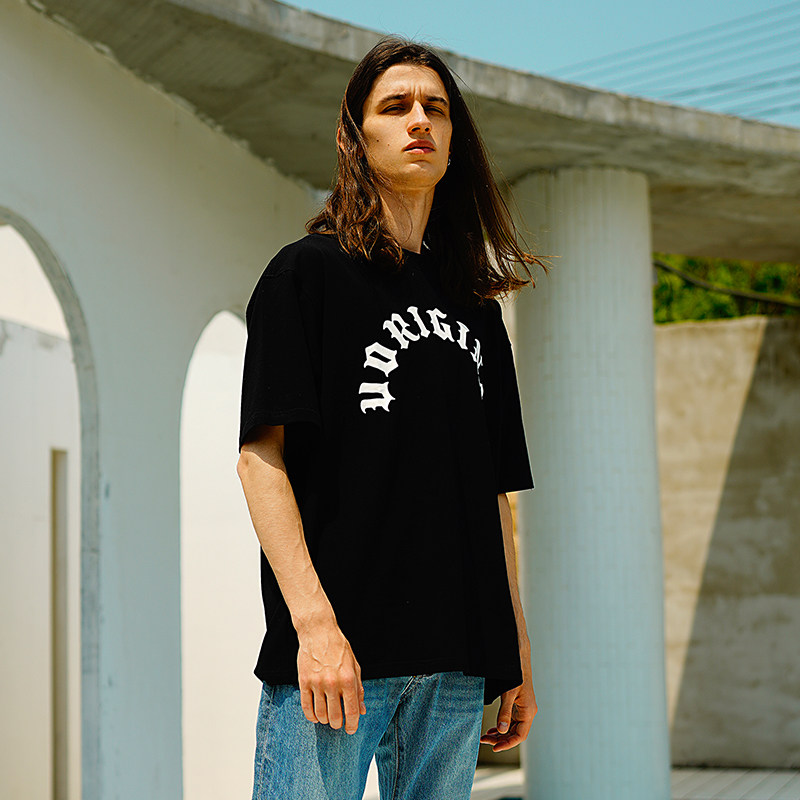 thebrand嘻哈街头潮流santamonica哥特设计休闲宽松t恤