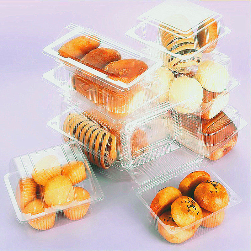 食品梯形蛋糕虎皮包装盒蛋卷烘培吸塑西点点心点心包装盒