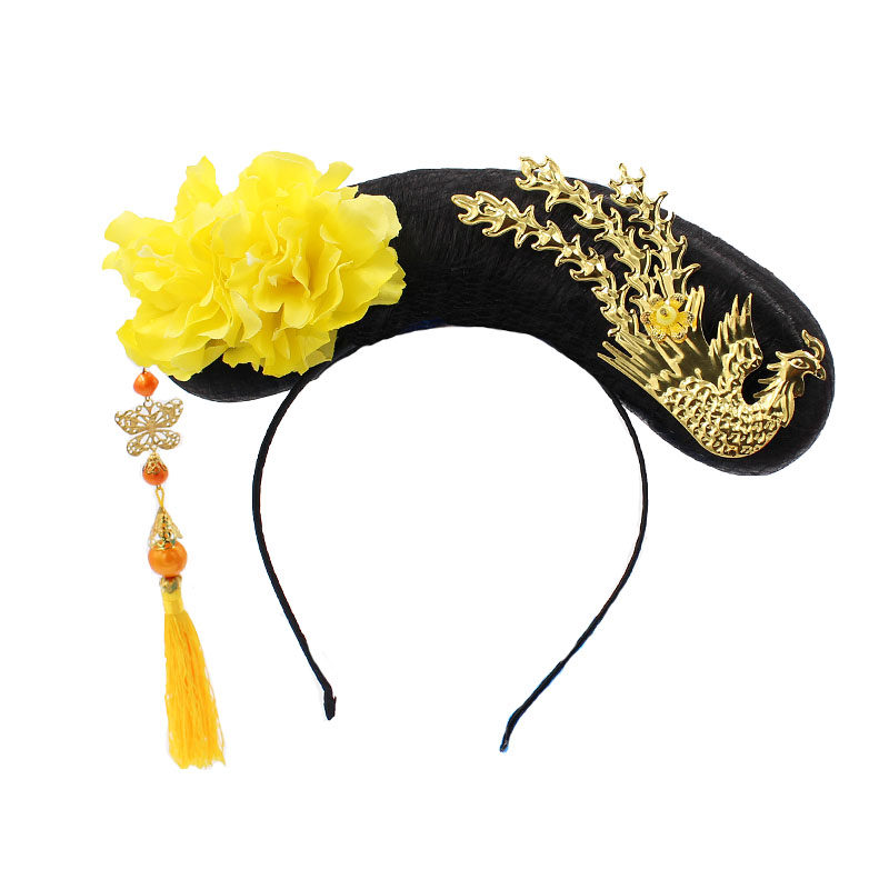 清朝旗头成人儿童格格皇后贵妃福晋头饰延禧发饰