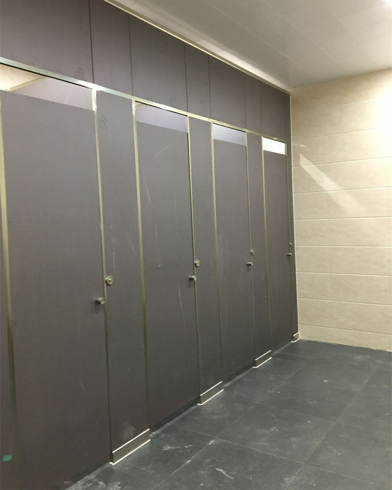 公共卫生间隔断板学校厕所洗手间挡板抗倍特pvc塑钢防水门隔板