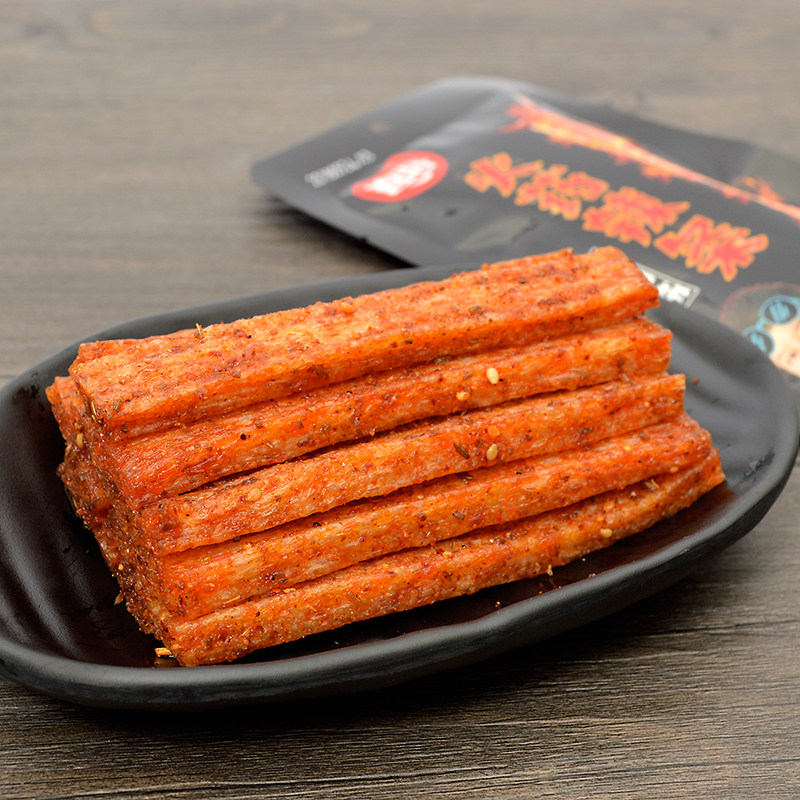 喜洽死神魔鬼辣条 变态辣死神辣椒 死亡辣条35g*6包麻辣休闲零食