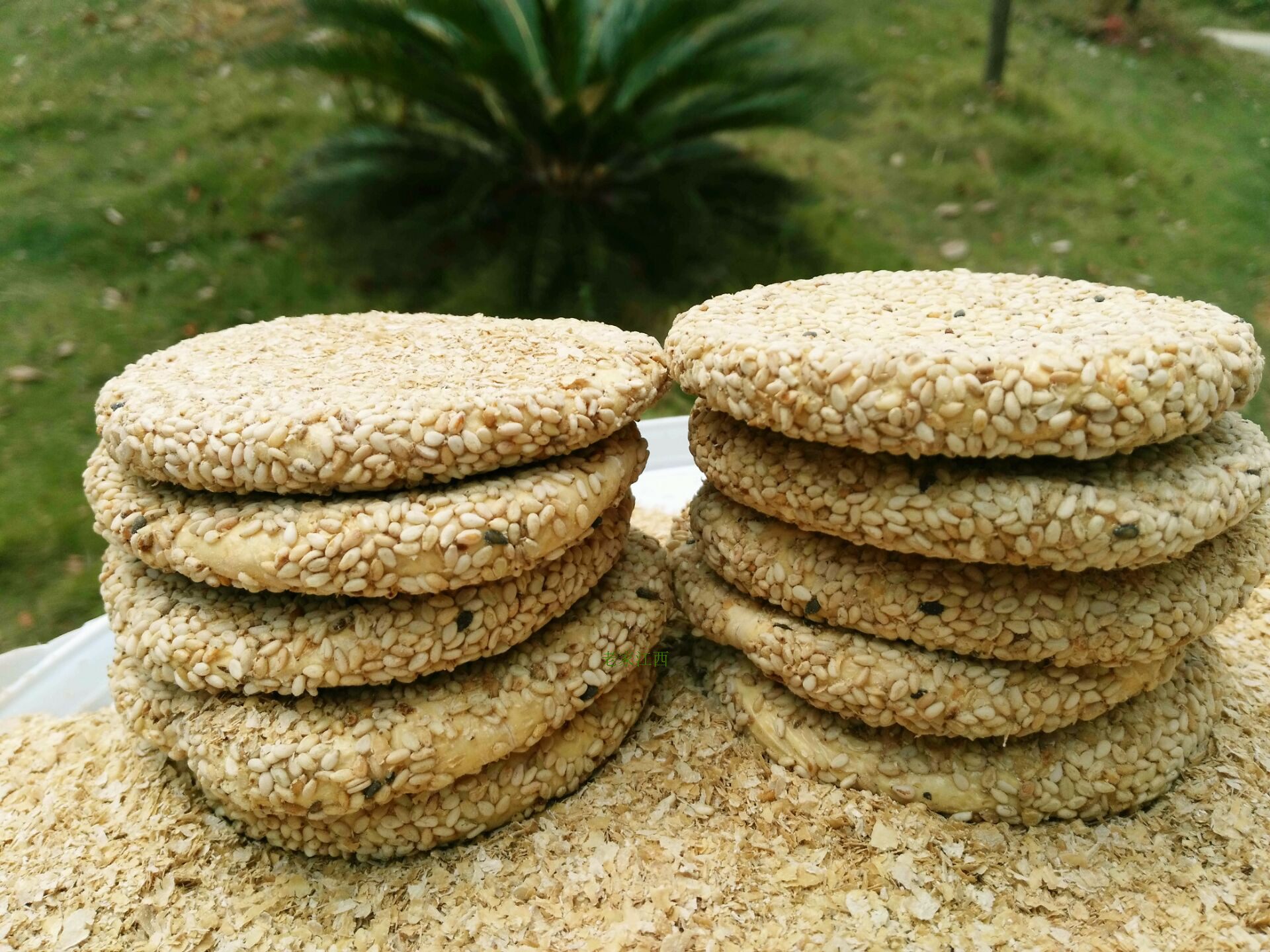 江西特产正宗麦芽糖黑麻饼白芝麻饼手工叮叮糖 芝麻饼多买优惠 - 爱购