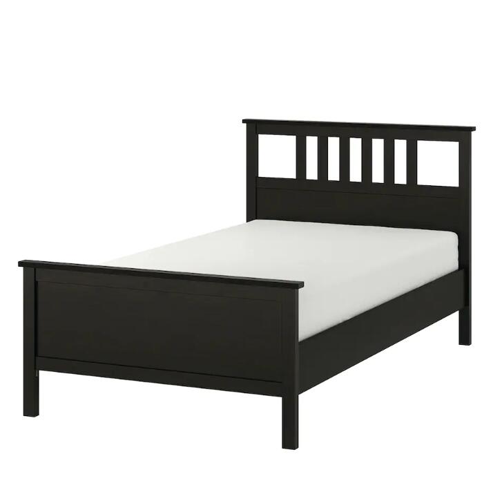 ikea宜家hemnes汉尼斯主卧现代简约家具床架舒适实木床