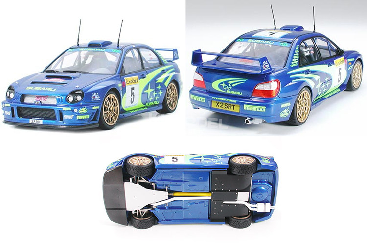 恒辉模型田宫24240拼装车模斯巴鲁imprezawrc2001跑车火车