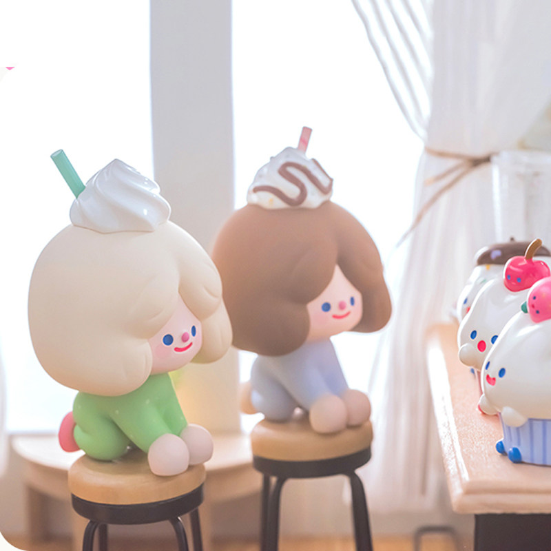 确认款rico下午茶盲盒公仔玩具2020网红新款女孩可爱手办潮玩礼物