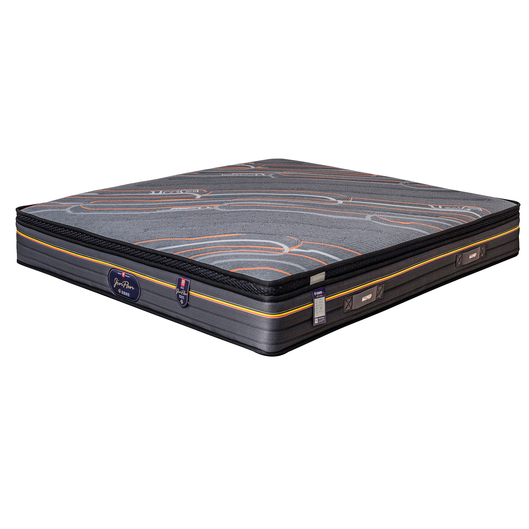 海南金盘床垫厂家直销雅芝兰偏软弹簧内胆保用20年床垫