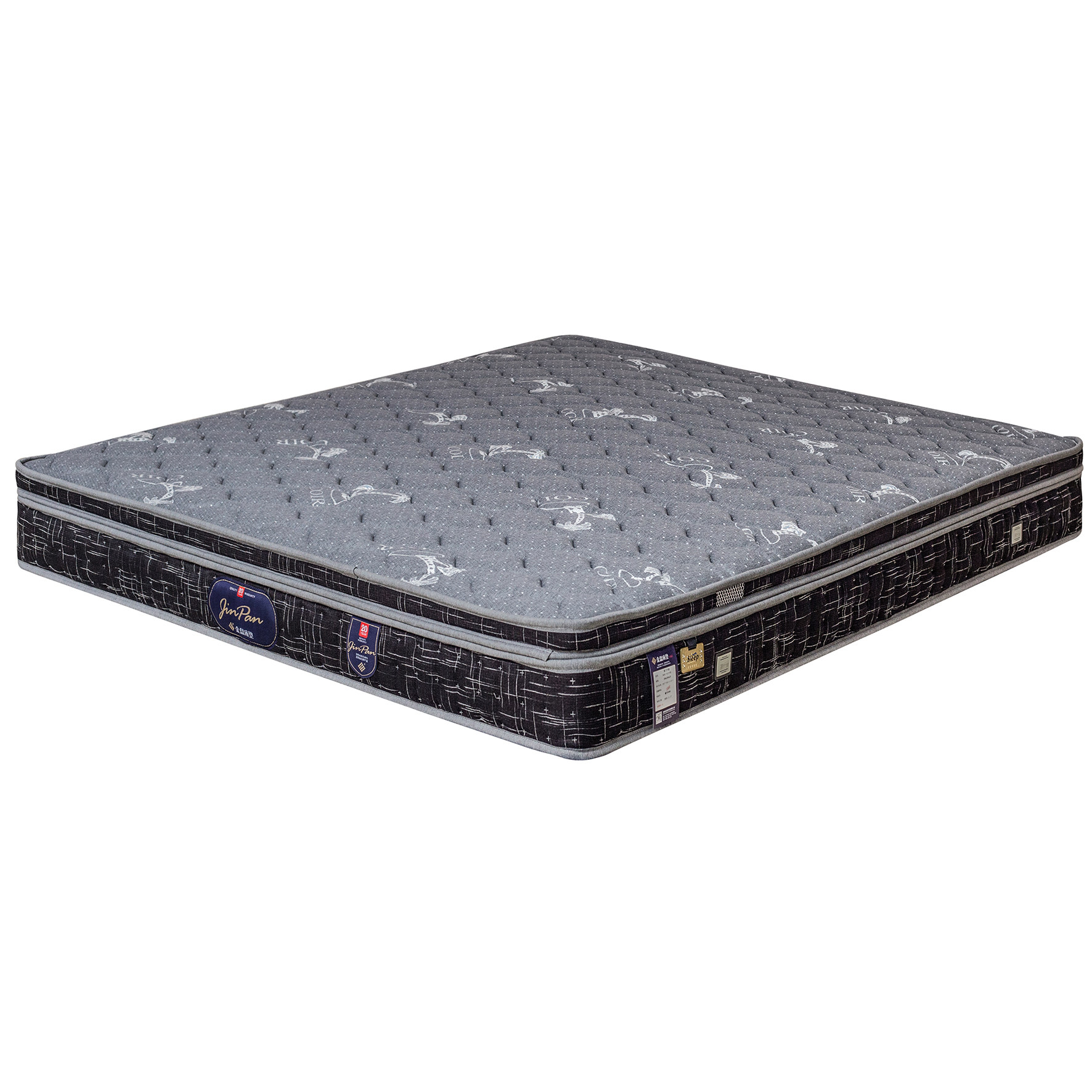 竹炭海南金盘床垫夏日弹簧内胆保用20年椰棕高档床垫