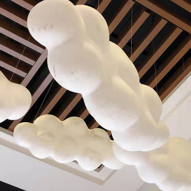 仿真泡沫立体云朵装饰商场中庭庭美陈吊饰店铺节日装扮用品