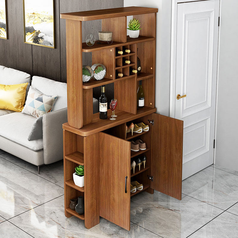 鞋柜摆件屏风双面隔断中式玄关新中式门口家用门厅