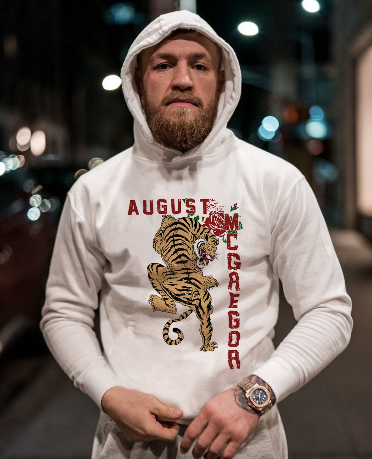 嘴炮ufc康纳麦格雷mma搏击外套连帽衫卫健身运动卫衣