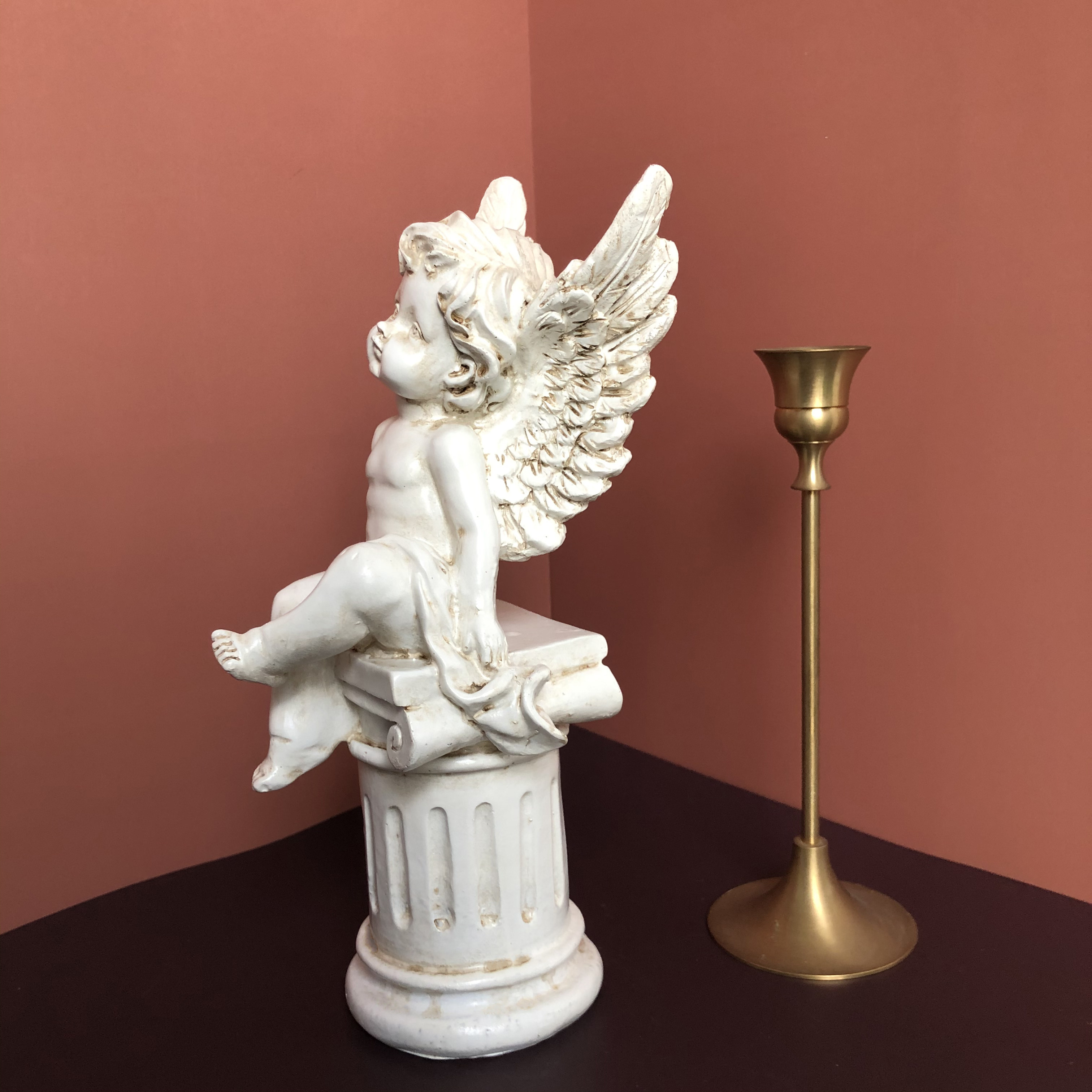 罗马小天使法式复古vintage西洋古董天使摆件饰品摆件