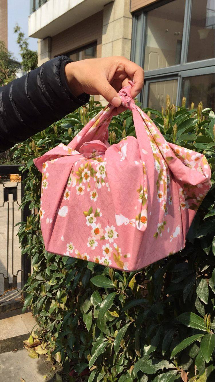 便当布日式日式裹布餐巾布包海绵垫