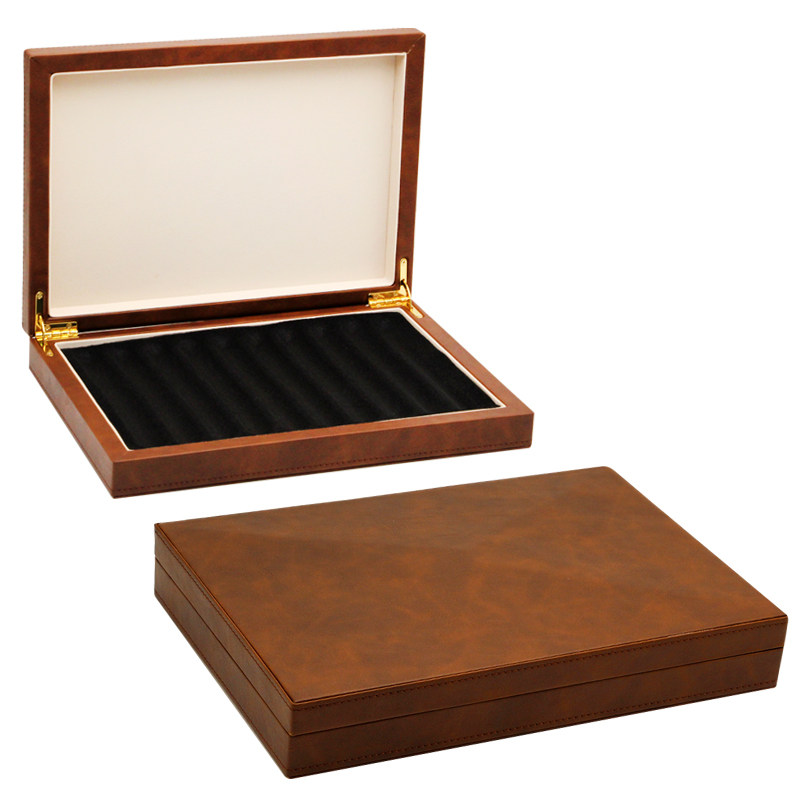 雪茄盒包邮lafuli保湿皮面便携卡槽10位蒙特礼盒烟盒