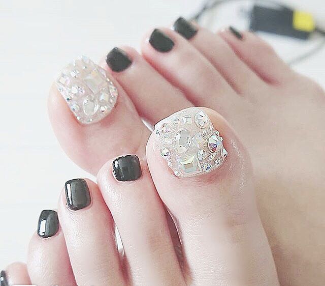 美甲包邮手工定制网红新娘脚趾趾甲指甲成品甲油胶