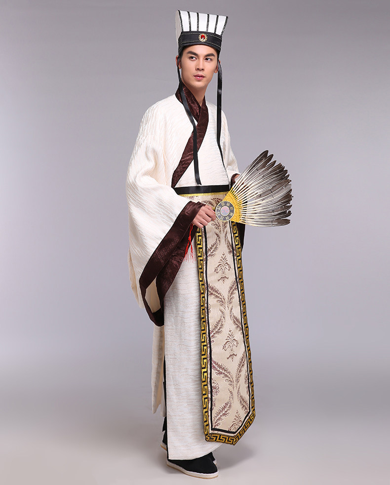 新款古装汉服谋士服装古代影视诸葛亮演出服三国孔明官服大臣军师