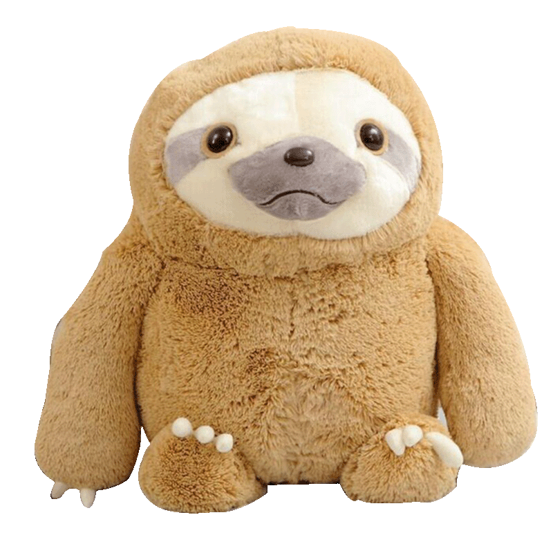 创意可爱树懒公仔布娃娃儿童毛绒玩具树獭玩偶抱枕毛绒布艺类玩具