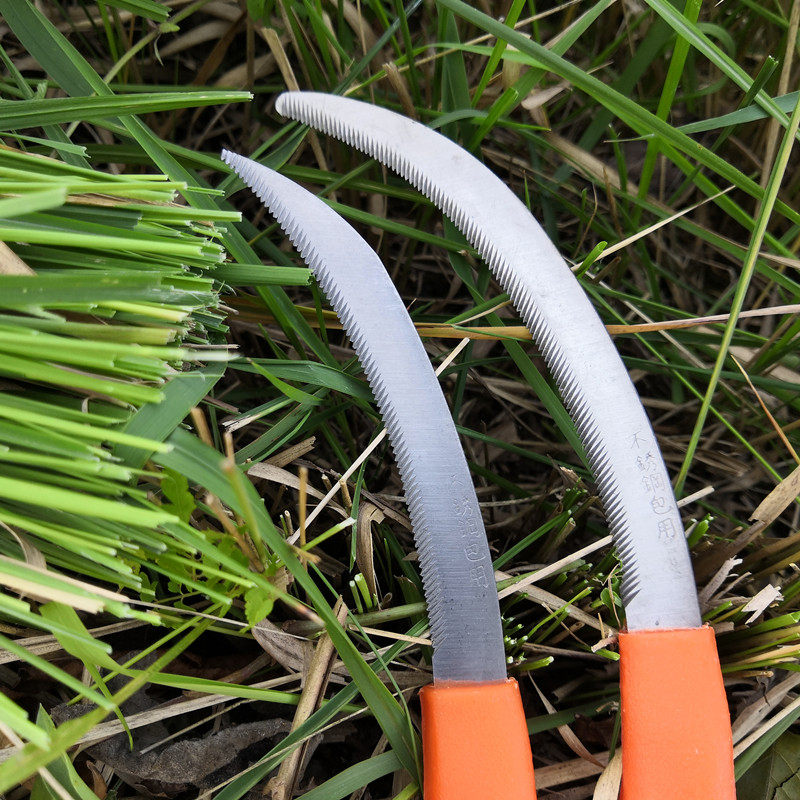 镰刀韭菜专用刀小割草刀割农用全钢禾镰信得镰刀