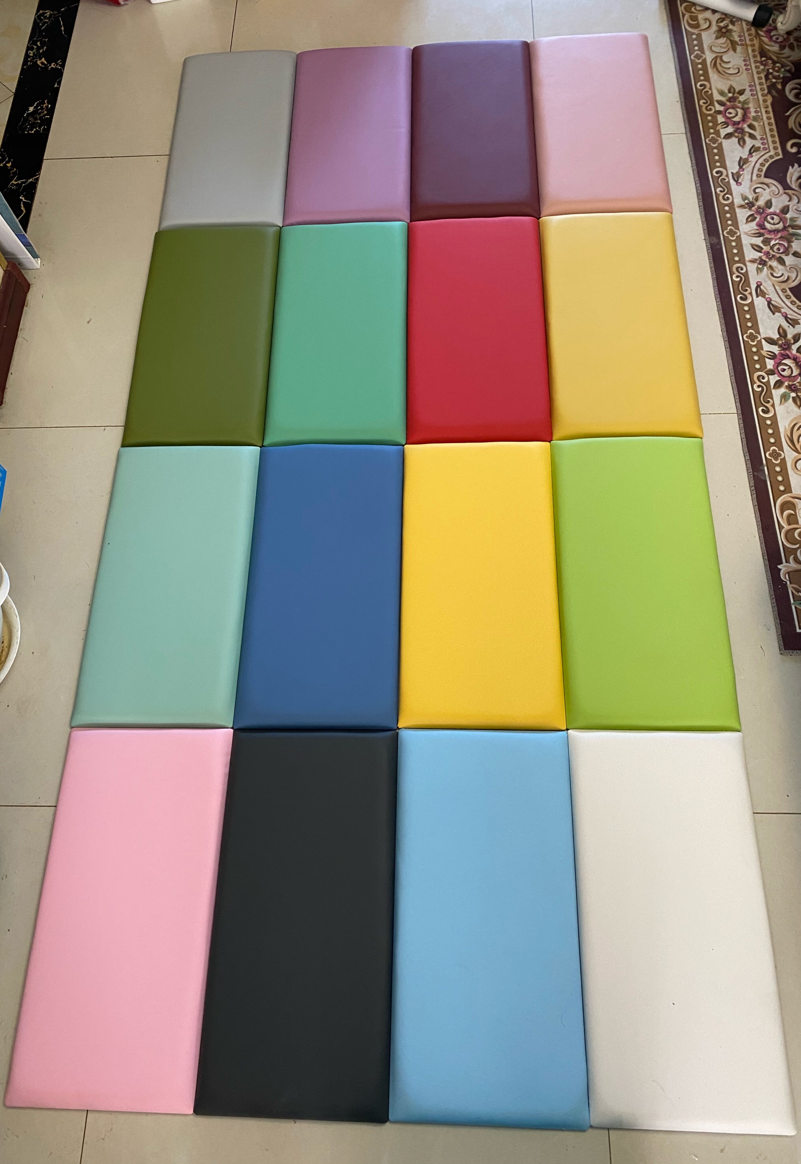 加厚皮革海绵软护墙板幼儿园墙围防撞床头榻榻米自粘背景墙软包