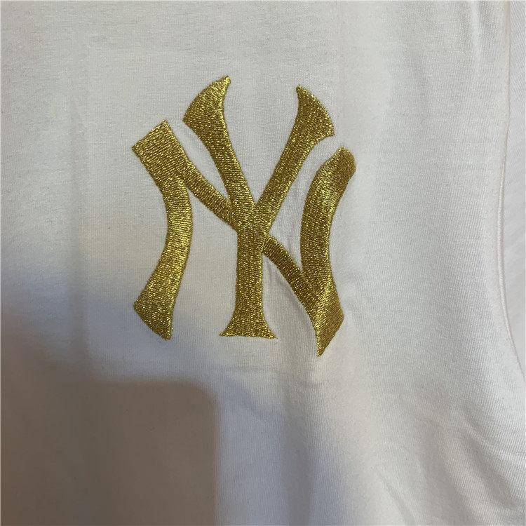 mlb yankees 春夏季潮牌男士ny刺绣简约洋基队休闲短袖t恤女20001
