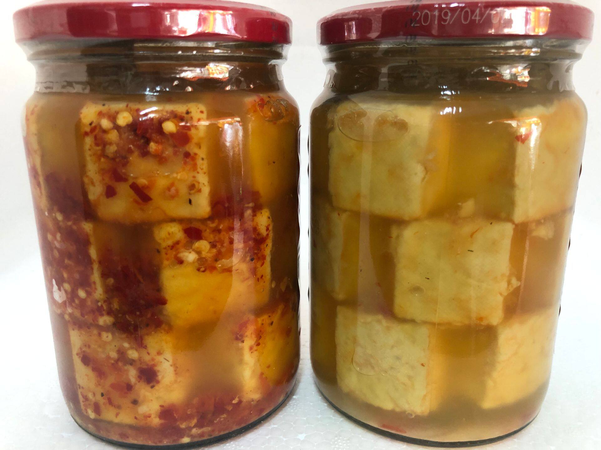 豆腐乳辣味原味2瓶610g桥牌特产桂林广西2瓶装豆腐乳