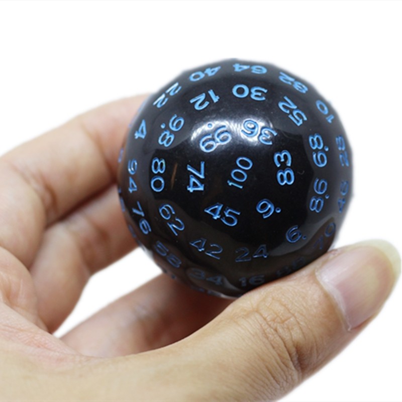 一百骰子1100数字多面筛子跑团桌游配件数学色子