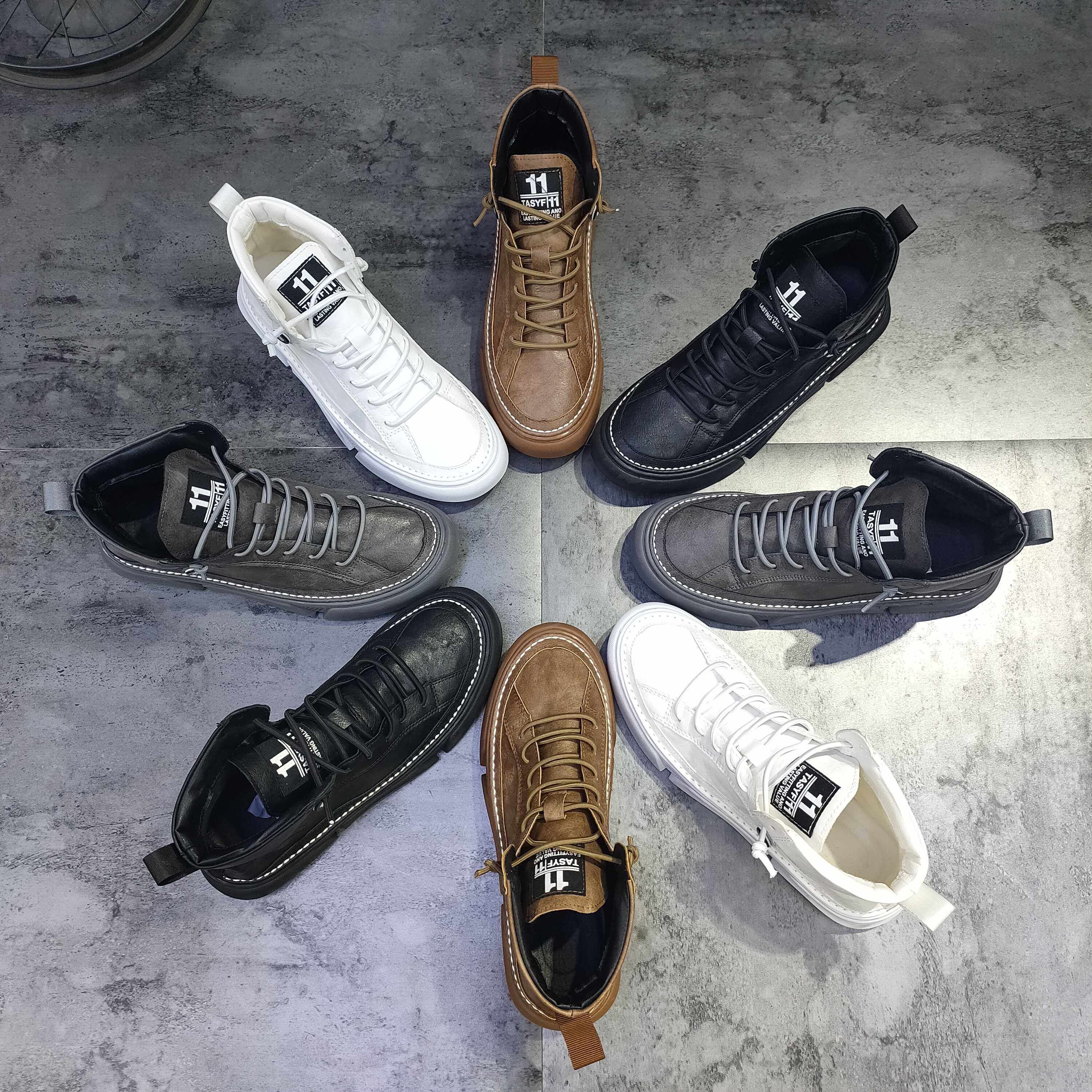 国潮春夏网红鞋子男潮鞋高帮鞋男ins韩版潮流高帮鞋